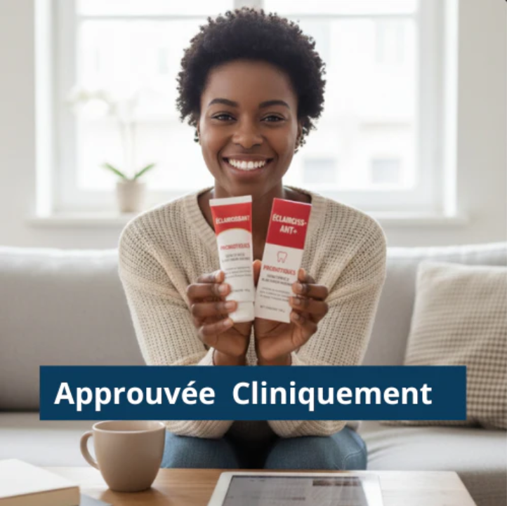 SP-6 Lot de 2 dentifrices super probiotique ultra blanchissants.