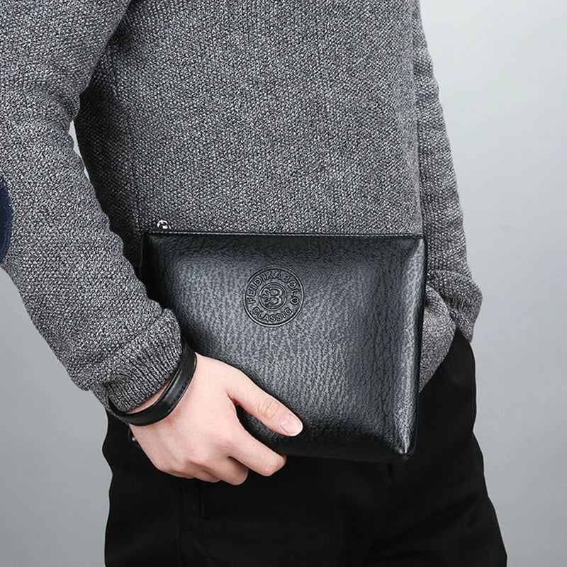 SACOCHE NE CUIR, modele :"BC08 Business Clutch"