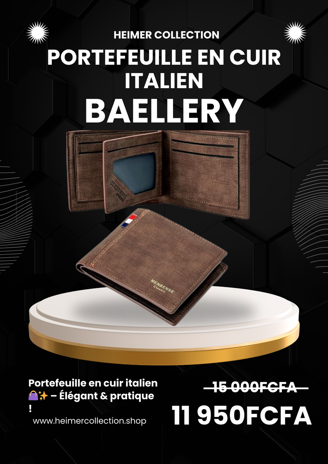 PORTEFEUILLE BAELLERY MODELE : 